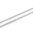 Sterling Silver Flat Curb Chain Necklace 6.0mm