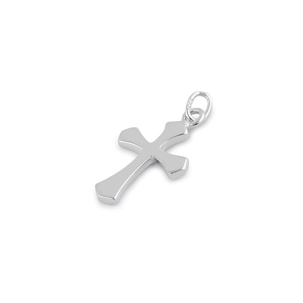 Sterling Silver Pointy Cross Pendant