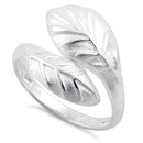 Sterling Silver Magnolia Leaf Ring