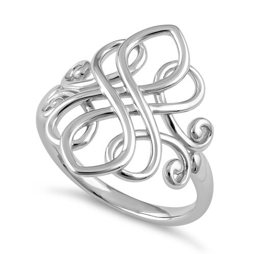 Sterling Silver Unique Celtic Ring