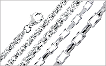 Wholesale Round Box Chains for Sale | 925 Sterling Silver Round Box Chains