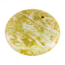 50MM Lemon Coin Gem Stone Pendant