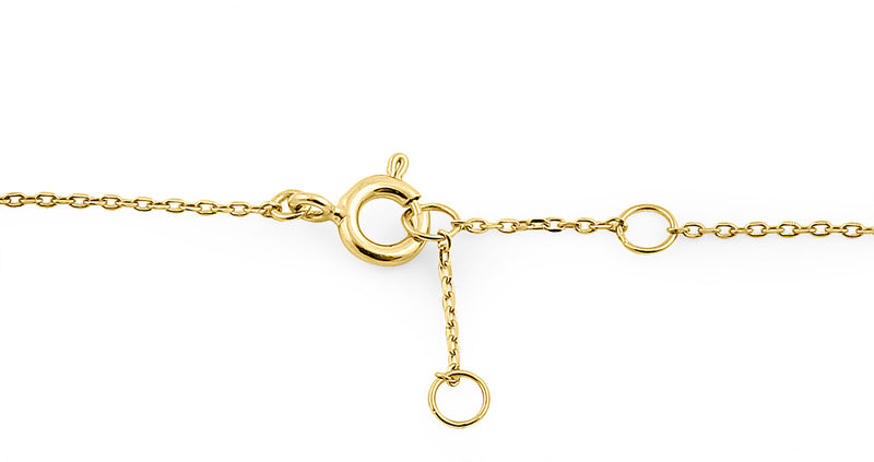 Solid 14K Yellow Gold Turquoise Cross Bracelet