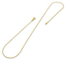 14K Gold Plated Sterling Silver Bead Chain 1.5MM