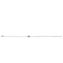 Sterling Silver Eye Blue Spinel CZ Bracelet