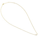 Solid 14K Yellow Gold V Shape CZ Necklace