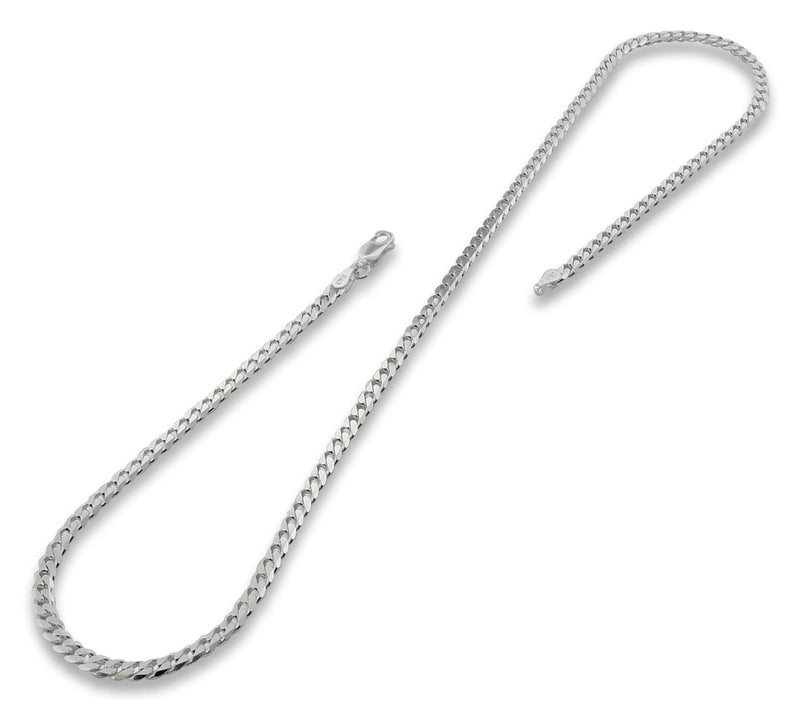 Sterling Silver Curb Chain 4MM