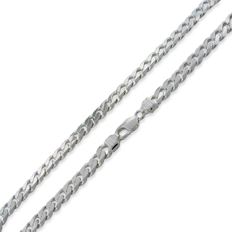 Sterling Silver Curb Chain 9MM