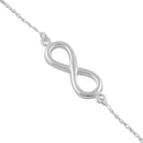 Sterling Silver Infinity Bracelet