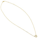 Solid 14K Yellow Gold Simple Wreath 0.17 ct. Diamond Necklace
