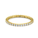 Solid 14K Yellow Gold Round Eternity 0.70 ct. Diamond Band