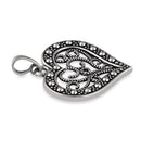 Sterling Silver Heart Filigree Pendant