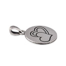 Sterling Silver "I've fallen in love many times Always with YOU" Pendant
