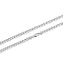 Sterling Silver Flat Curb Chain Necklace 6.5mm