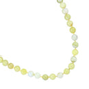 32" 8mm Pineapple Jasper Round Gemstone Bead Necklace