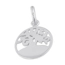 Sterling Silver Thick Root Tree of Life Pendant