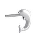 Sterling Silver Dainty Dolphin Stud Earrings