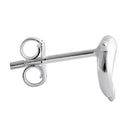 Sterling Silver Dainty Dolphin Stud Earrings