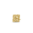 Solid 14K Yellow Gold Vintage CZ Earrings
