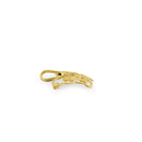 Solid 14K Yellow Gold Butterfly Pendant