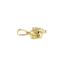 Solid 14K Gold Dainty Elelphant Head Pendant