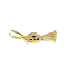 Solid 14K Gold Puppy Dog Pendant