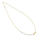 Solid 14K Yellow Gold Love Necklace