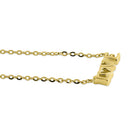 Solid 14K Yellow Gold Love Necklace