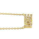 Solid 14K Gold LOVE Diamond Necklace