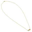 Solid 14K Gold LOVE Diamond Necklace