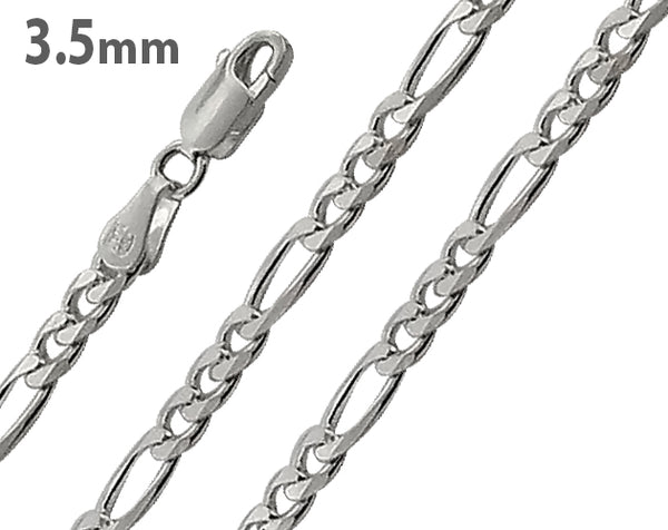 Sterling Silver Figaro Chain 3.5mm