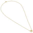 Solid 14K Gold Knotted Heart Necklace