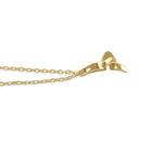 Solid 14K Gold Butterfly Necklace