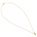 Solid 14K Yellow Gold Hamsa CZ Necklace