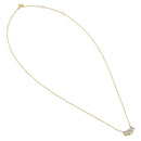 Solid 14K Yellow Gold Triple Cushion CZ Necklace