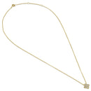 Solid 14K Gold 4 Leaf Clover CZ Necklace