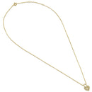 Solid 14K Gold Heart Lock CZ Necklace