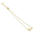 Solid 14K Yellow Gold Anchor Bracelet