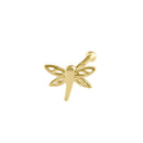 Solid 14K Gold Dragonfly Nose Stud