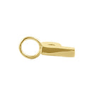 Solid 14K Gold P Initial Pendant