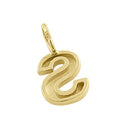 Solid 14K Gold S Initial Pendant