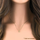 Solid 14K Gold S Initial Pendant