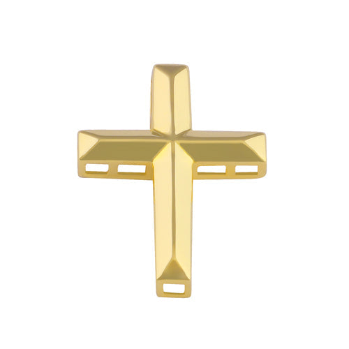 Solid 14K Gold Cross Pendant