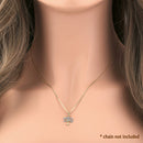Solid 14K Yellow Gold Tree of Life CZ Pendant