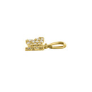 Solid 14K Yellow Gold Wild Butterfly CZ Pendant