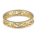 Solid 14K Gold Unique Band Ring