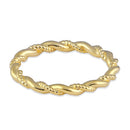 Solid 14K Gold Twist Ring