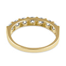 Solid 14K Gold Simple CZ Engagement Ring