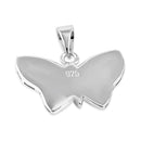 Sterling Silver Butterfly Mother of Pearl Pendant