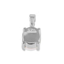 Sterling Silver Mother of Pearl Oval Pendant